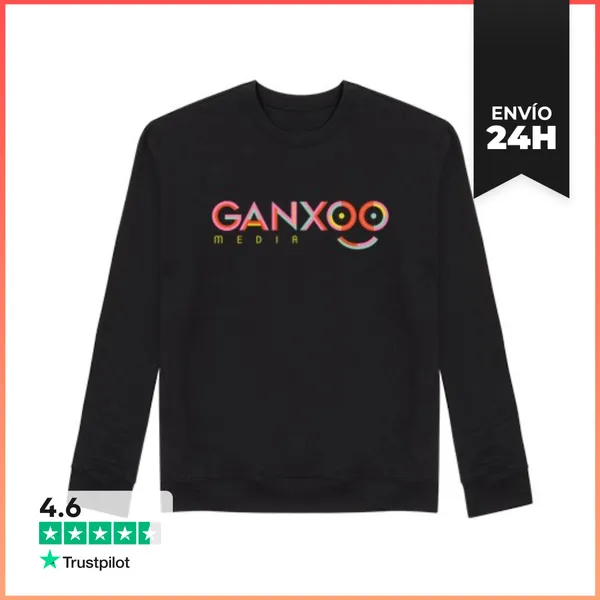 Sudadera Unisex Ganxoo Media LaTostadora
