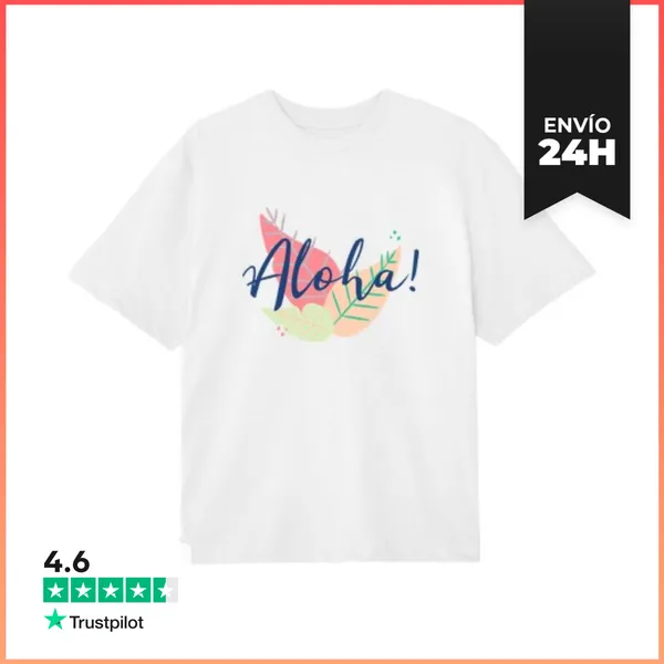 Camiseta Oversize Aloha LaTostadora