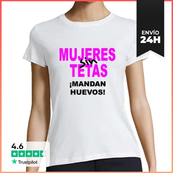 Camiseta Mujer Clásica Diseño 4693210 LaTostadora