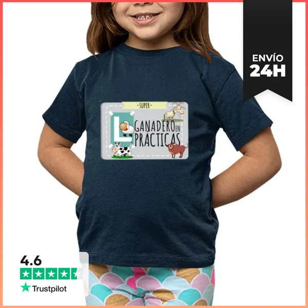 Camiseta Clásica Para Niños Ganadero En Prácticas LaTostadora