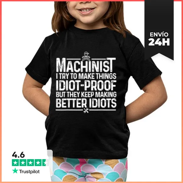 Camiseta Clásica Para Niños Maquinista Divertido Para Hombres