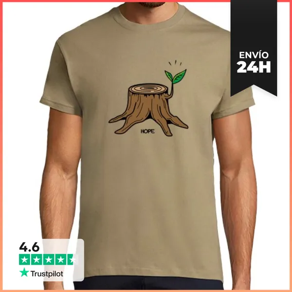 Camiseta Hombre Clásica Esperanza LaTostadora
