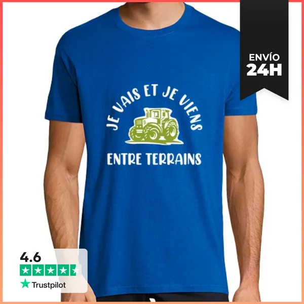Camiseta Hombre Clásica Voy Y Vengo LaTostadora