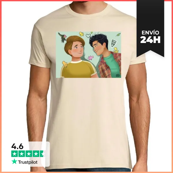 Camiseta Hombre Clásica Heartstopper LaTostadora