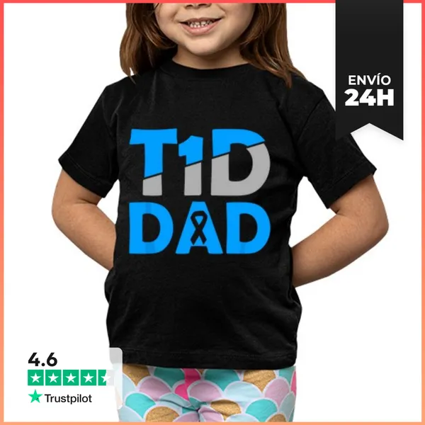Camiseta Clásica Para Niños Conciencia Sobre La Diabetes Tipo 1