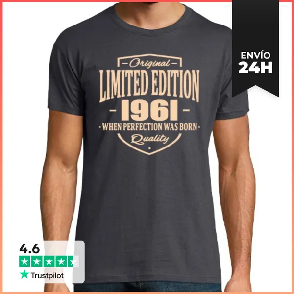 Camiseta Hombre Clásica Edición Limitada 1961 LaTostadora