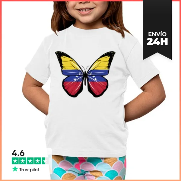 Camiseta Clásica Para Niños Bandera De Venezuela Capital Caracas