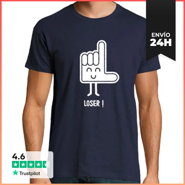 Camiseta Hombre Clásica Perdedor LaTostadora