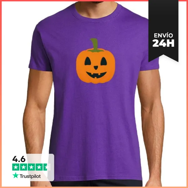 Camiseta Hombre Clásica Calabaza De Halloween Clásico LaTostadora