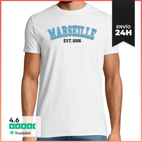 Camiseta Hombre Clásica Marsella Est 2006 LaTostadora