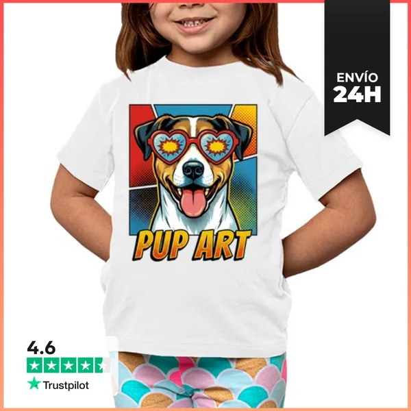 Camiseta Clásica Para Niños Perro De Granja Danés Sueco Retro Pop