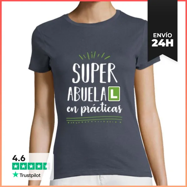 Camiseta Mujer Clásica Super Abuela LaTostadora