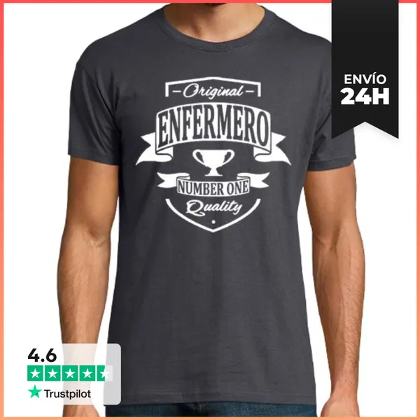 Camiseta Hombre Clásica Enfermero LaTostadora