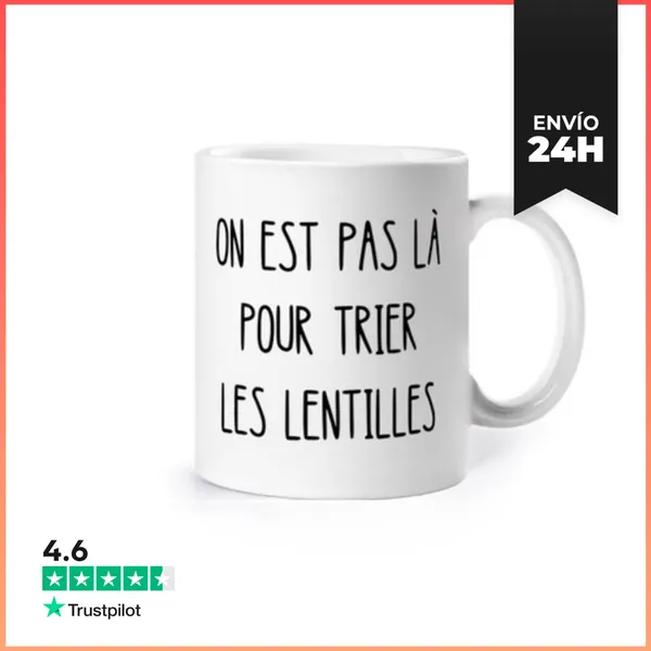 Taza No Estamos Aquí Para Ordenar Las Lentes LaTostadora
