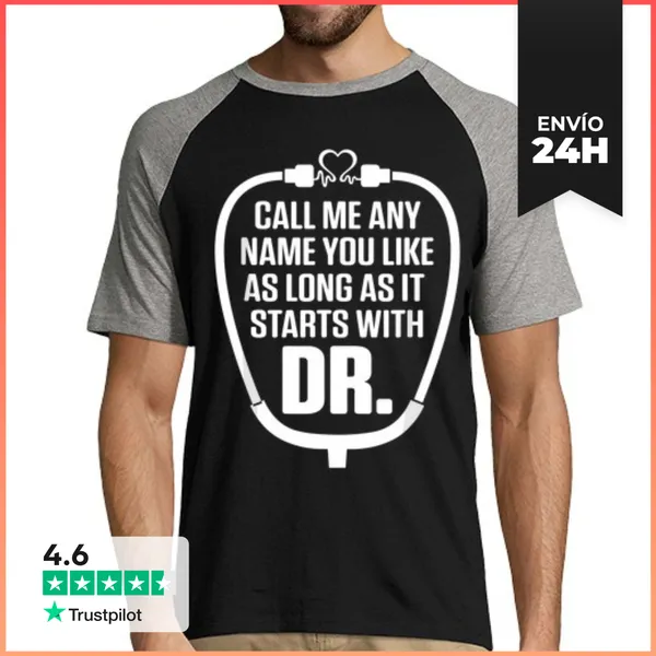 Camiseta Hombre, Estilo Béisbol Dnp Doctor En Práctica De