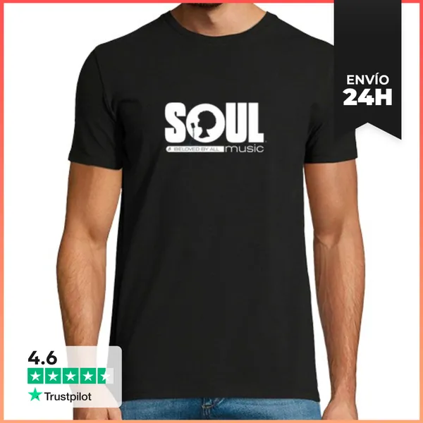 Camiseta Hombre Clásica SOUL Music LaTostadora