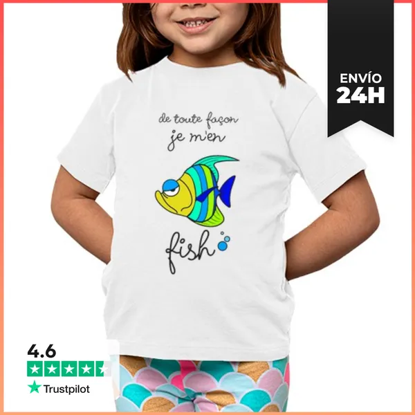Camiseta Clásica Para Niños No Me Importa LaTostadora