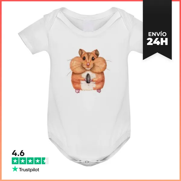 Body Bebé Sunflower Hamster LaTostadora