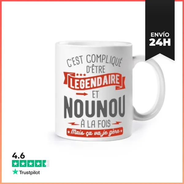 Taza Legendario Y Niñera LaTostadora