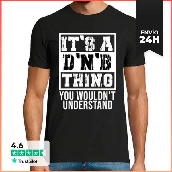 Camiseta Hombre Clásica Es Una Cosa De DNB LaTostadora