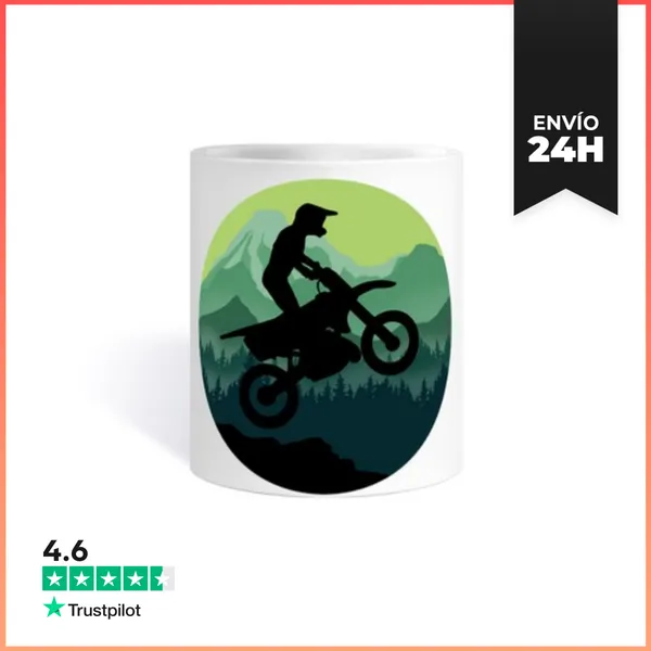Taza Motocross En La Naturaleza LaTostadora