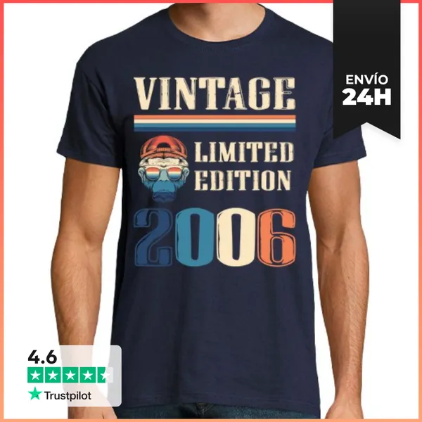 Camiseta Hombre Clásica Camiseta Vintage 2006 - Edición Limitada