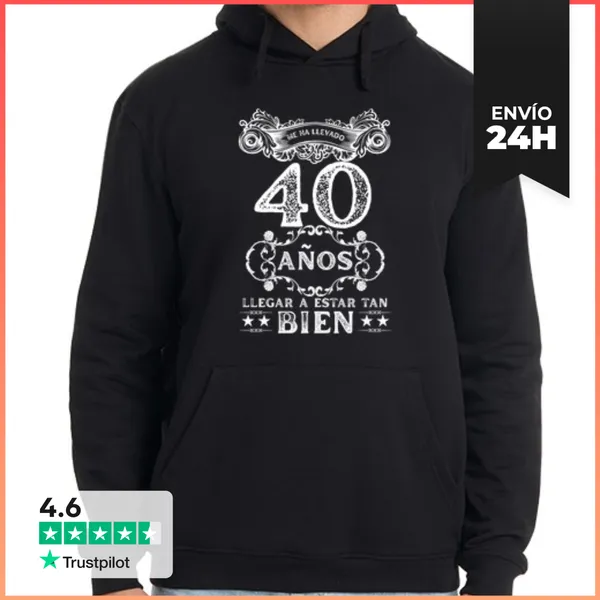 Sudadera Unisex Con Capucha Me Ha Llevado 40 Años Llegar A Estar