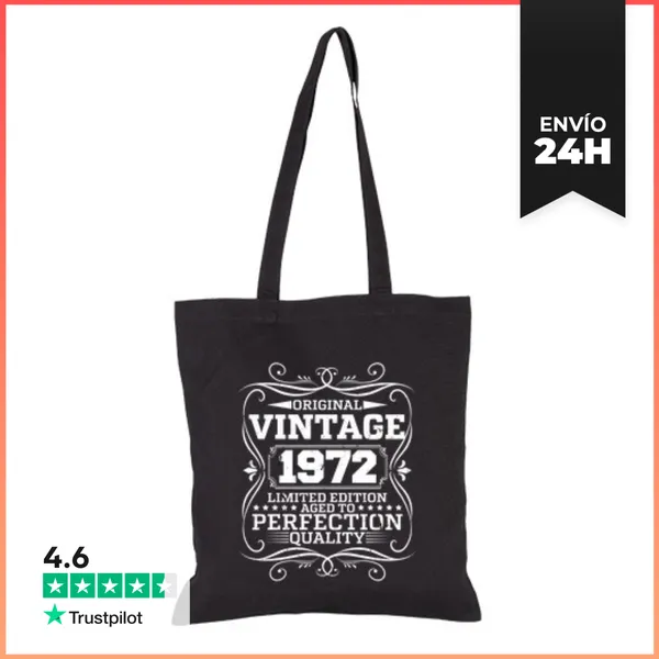 Bolsa De Tela Vintage 1972 Edición Limitada Original LaTostadora
