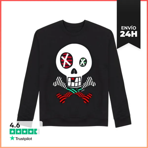 Sudadera Unisex Calavera Skull SN LaTostadora