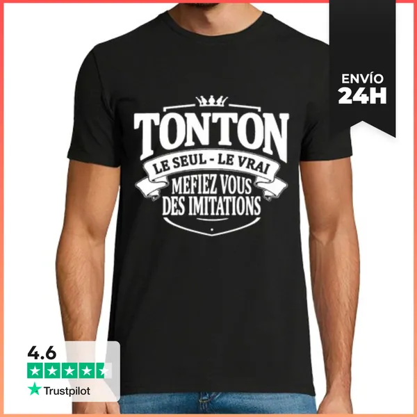 Camiseta Hombre Clásica Tío, El Único Verdadero LaTostadora