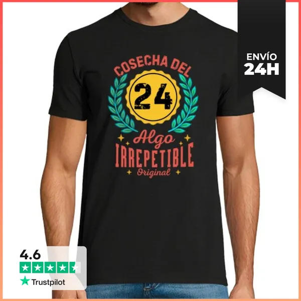 Camiseta Hombre Clásica Cosecha Del 2002 Algo Irrepetible
