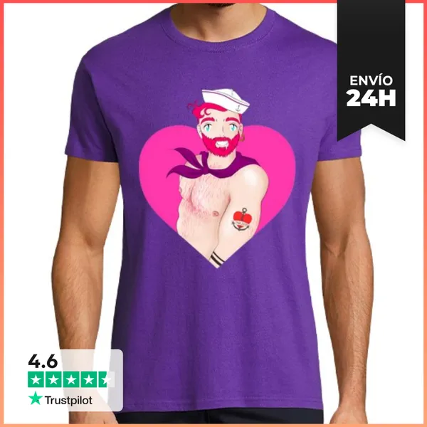Camiseta Hombre Clásica Chico Marinero 1.3 LaTostadora
