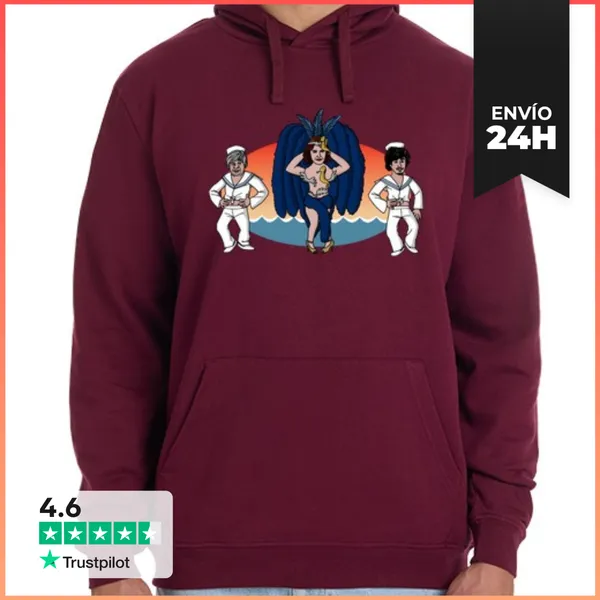 Sudadera Unisex Con Capucha La Mar Está Fresquibiris LaTostadora