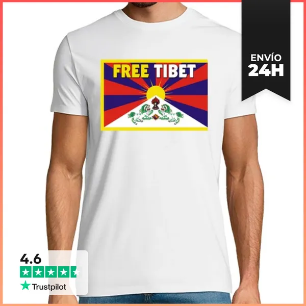 Camiseta Hombre Clásica CAMISETA BLANCA MANGA CORTA UNISEX - FREE