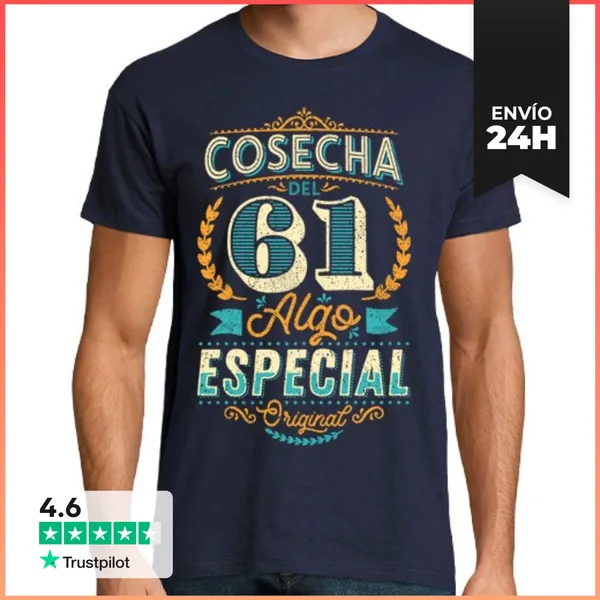 Camiseta Hombre Clásica Cosecha Del 61 Especial LaTostadora