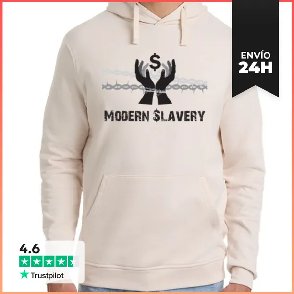 Sudadera Unisex Con Capucha Modern Slavery (Esclavitud Moderna)
