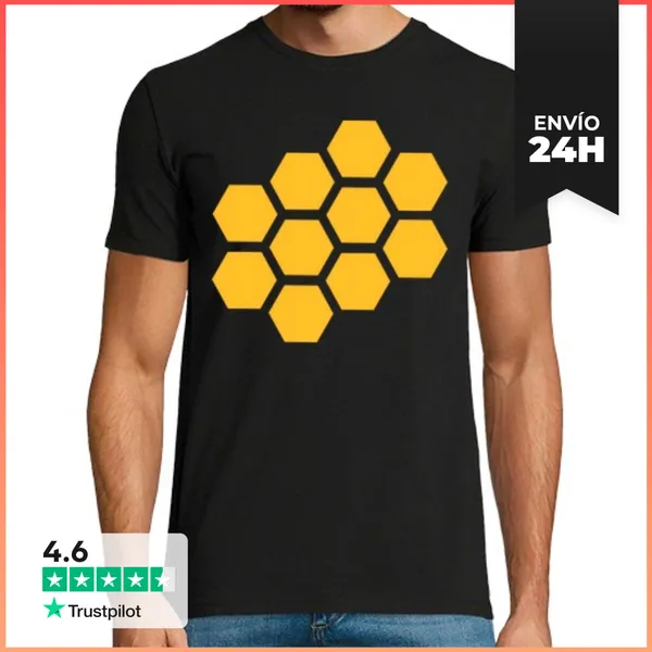 Camiseta Hombre Clásica Panal LaTostadora