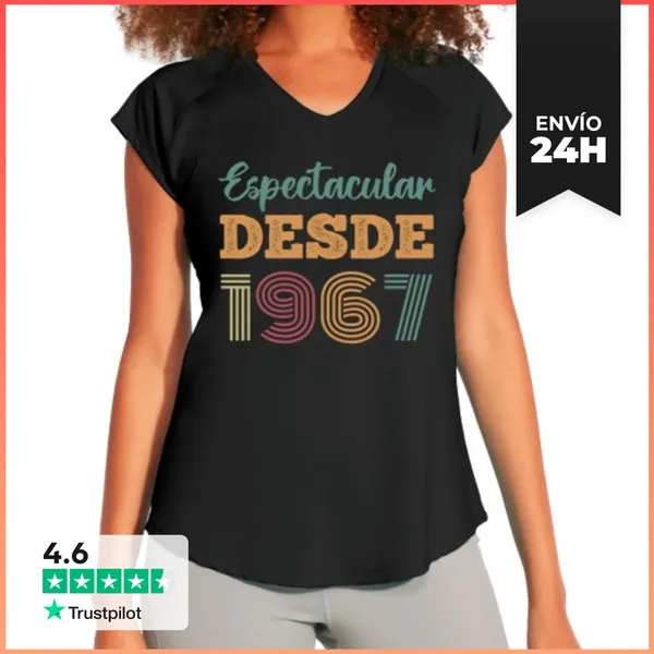 Camiseta Deportiva Mujer ESPECTACULAR DESDE 1967 LaTostadora