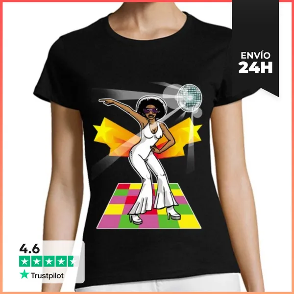 Camiseta Mujer Clásica DISCO NAIF LaTostadora