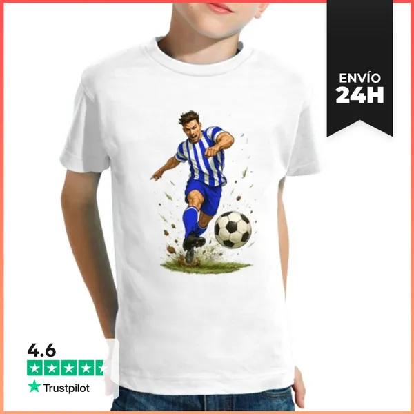 Camiseta Clásica Para Niños Erreala Alaves Fútbol LaTostadora