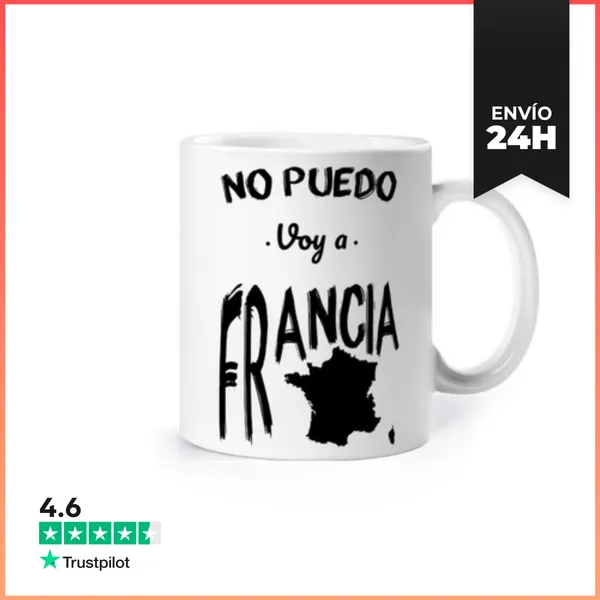 Taza No Puedo Voy A Francia LaTostadora