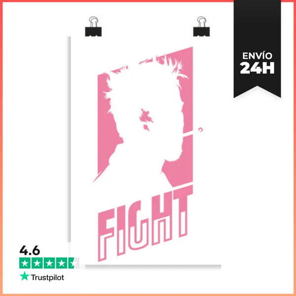 Póster Vertical Fight Club: You Have To Fight LaTostadora