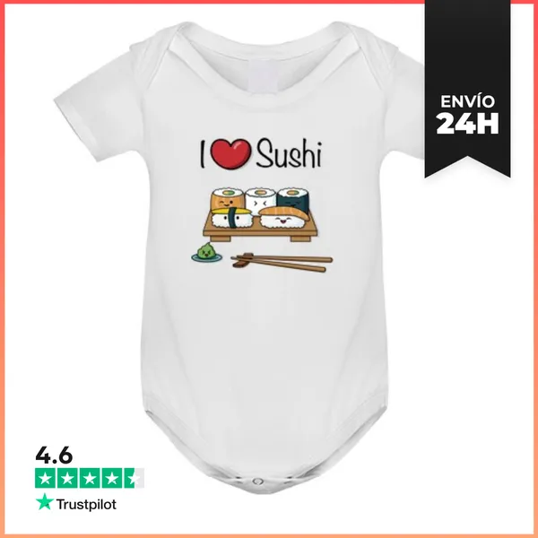 Body Bebé Love Sushi LaTostadora