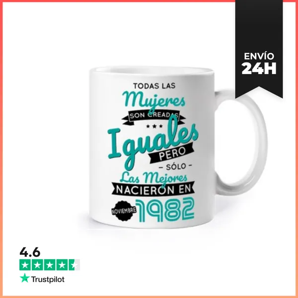 Taza 40 Años - Mujeres Noviembre 1982 LaTostadora