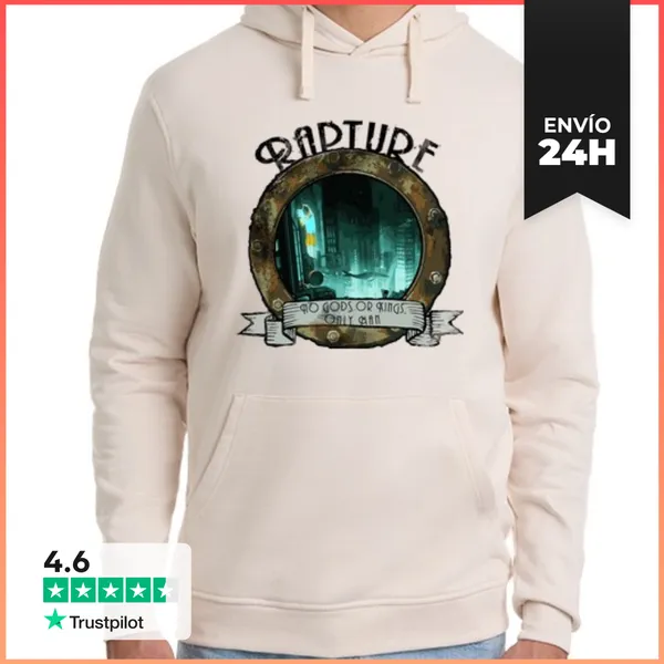 Sudadera Unisex Con Capucha Welcome To RAPTURE (black)
