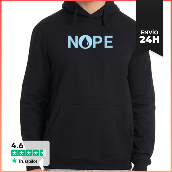 Sudadera Unisex Con Capucha Nope MTG LaTostadora