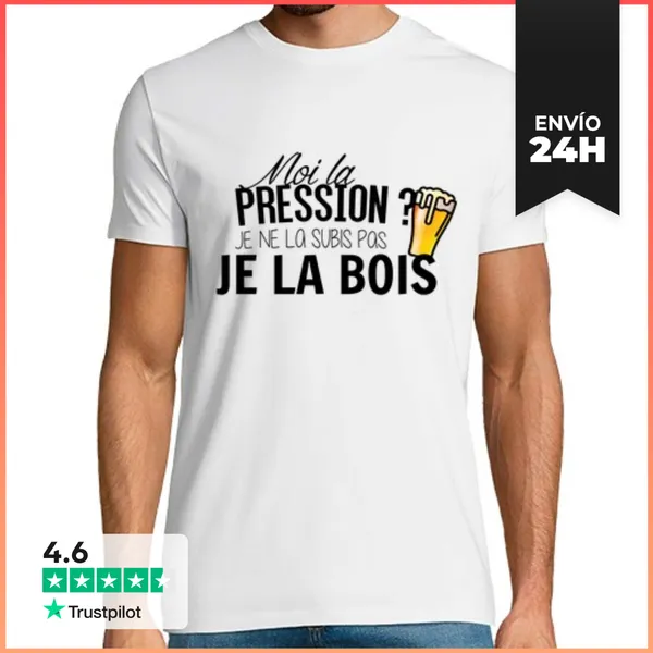 Camiseta Hombre Clásica Yo La Presión LaTostadora