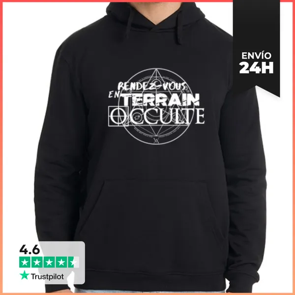 Sudadera Unisex Con Capucha Logo Rdvto Hombre Dulce Blanco