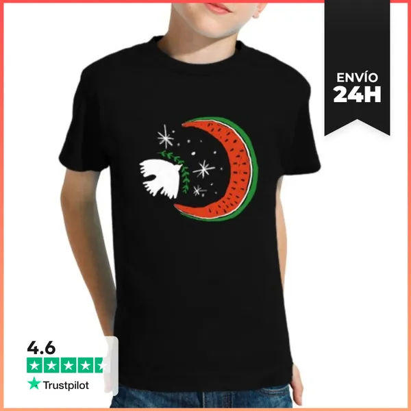 Camiseta Clásica Para Niños CAMISETA INFANTIL PAZ JUSTA
