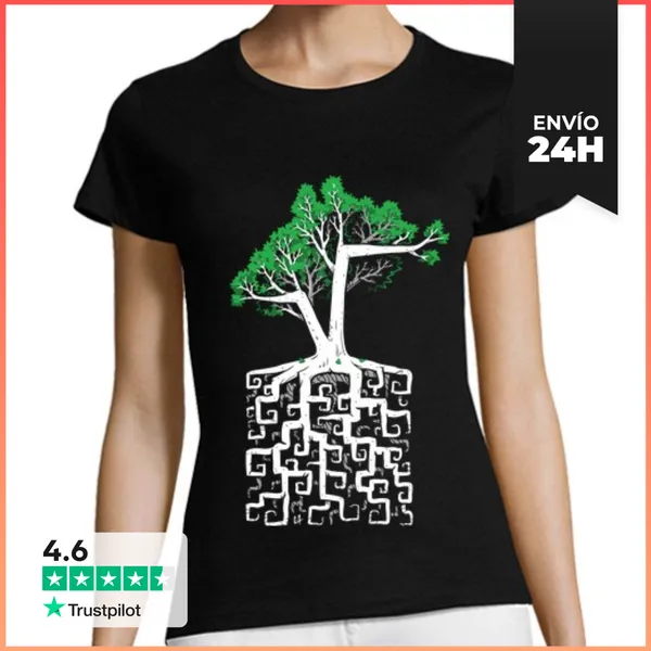 Camiseta Mujer Clásica Raíz Cuadrada - Raíz Cuadrada LaTostadora